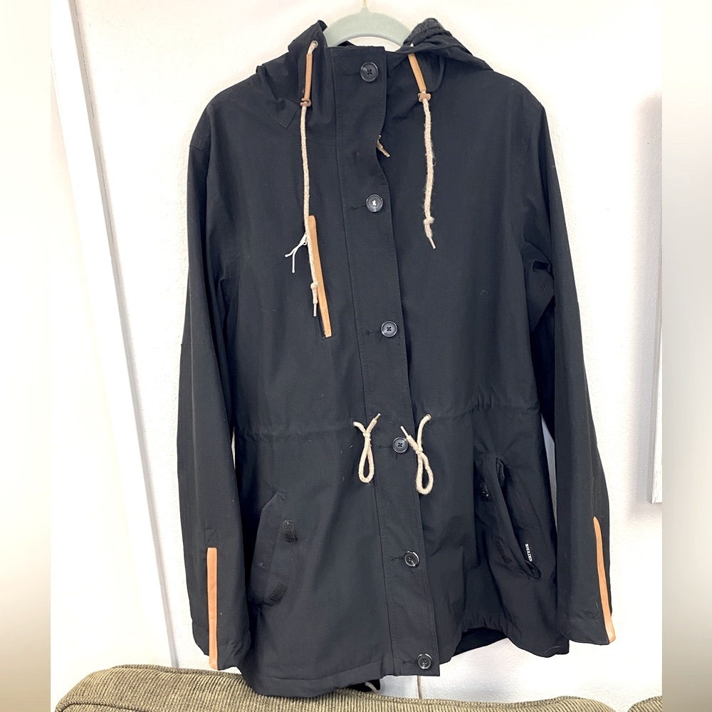 Holden Women’s fishtail Parka / Jacket Black Size Large